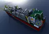 02 Shell Computermodell der FLNG-Anlage von Shell