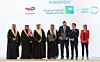 Aramco kündigt drei strategische Projekte an: modulare CO₂-Abscheidung, nachhaltige Flugkraftstoffe und den weltweit größten Carbon-Capture-and-Storage-Hub. Partner sind Carbon Clean, Samsung E&A, Total Energies, Sirc, Linde und SLB.