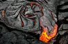 Hot lava on the Big Island of Hawaii