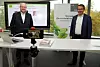 Jürgen Vormann und Prof. Dr. Hannes Utikal bei der Digitalkonferenz der Vereinigung Chemie und Wirtschaft.