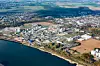 Luftaufnahme des Standorts Niederkassel-Lülsdorf am Rhein, Chemiepark, Chemieproduktion