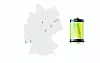 Deutschlandkarte mit Batterie daneben