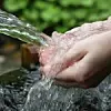 nature water aqua hands fresh pure health spring