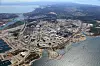 Luftbild des petrochemischen Standorts Lavéra in Südfrankreich
