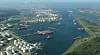 Port of Rotterdam Luftbild; Ammoniak-Transport und -Lagerung sind in der Industrieregion seit Jahren etabliert.