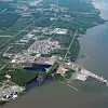 Luftaufnahme Parc Industriel et Portuaire de Bécancour