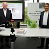 Jürgen Vormann und Prof. Dr. Hannes Utikal bei der Digitalkonferenz der Vereinigung Chemie und Wirtschaft.