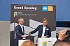 Hima Jörg de la Motte und Steffen Philipp bei der Eröffnung des Customer Solutions Center in Brühl.JPG