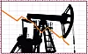 Zeichnung: Ölpumpe und fallende Kurse
