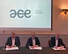 Kees van Seventer, President New Energy & LNG – Vopak, Daan Vos, CEO HES International and Hans Coenen, Vice President Corporate Strategy and Business Development Gasunie.