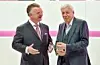 Der neue Vorstandsvorsitzende von Evonik, Christian Kullman (l.), und Aufsichtsratsvorsitzender Dr. Werner Müller (Bild: Evonik)