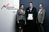 Bei der Preisverleihung des Mittelstandsprogramms 2012 nahm Dr. Gerold Monninger von Afriso einen der 50 Hauptpreise entgegen (v.l.n.r): Annette Großer, Mindjet; Dr. Gerold Monninger, Afriso Euro-Index; Michael Louis, Mindjet (Bild: Afriso-Euro-Index)