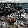 Beginn der Aufräumarbeiten nach der Explosion im Chempark Leverkusen am 27. Juli 2021