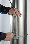Von der korrekten Installation hängt die Genauigkeit einer Ultraschall-Clamp-On-Messstelle entscheidend ab
