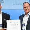 Dr. Olaf Breuer (Evonik Industries) und Dr. Jörg Reichert (Energiedienst)