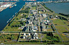 Luftbild des Covestro-Standorts in Antwerpen